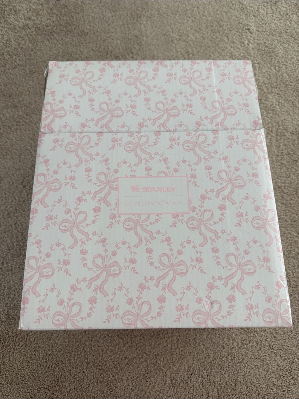 LoveShackFancy x Stanley Pink Chantilly Bow Box from Cooler